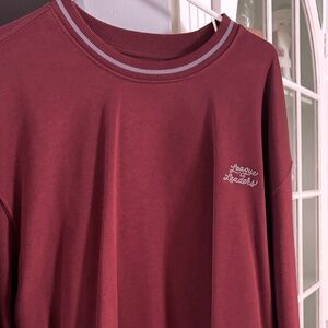 Old Navy Men's Burgundy Sweatshirt